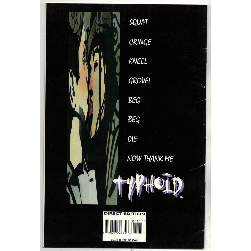 Typhoid 1, 2, 3, 4. Ann Nocenti, Van Fleet, Marvel Edge 1995