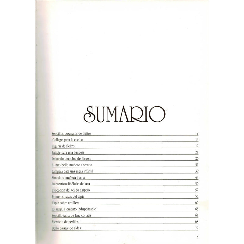 Escuela De Artesanias: Tapiz. Fieltro, España 1989