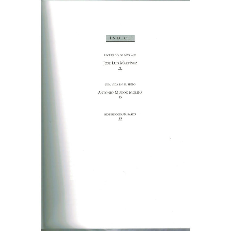 Max Aub: Iconografia. Mexico 2004