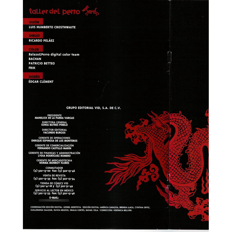 Complot Mongol # 1. Ricardo Pelaez, Taller Del Perro 2000