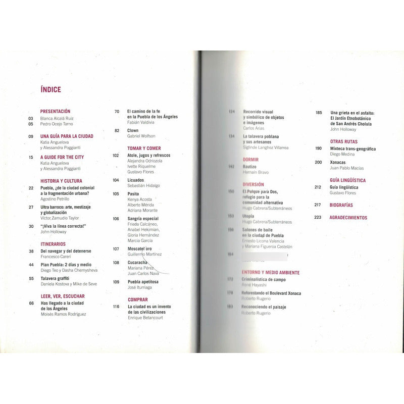 Puebla Transbarroca. Anguelova, Mexico 2009 ( G U I A)