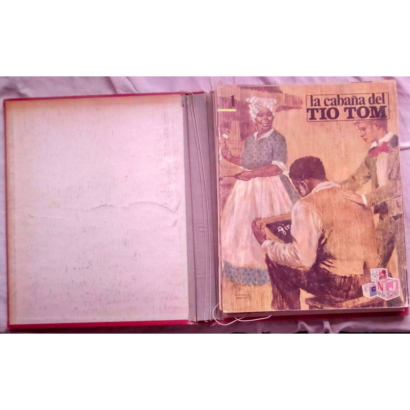 Cabaña Del Tio Tom, Novelas Juveniles Ilustrada Profusamente