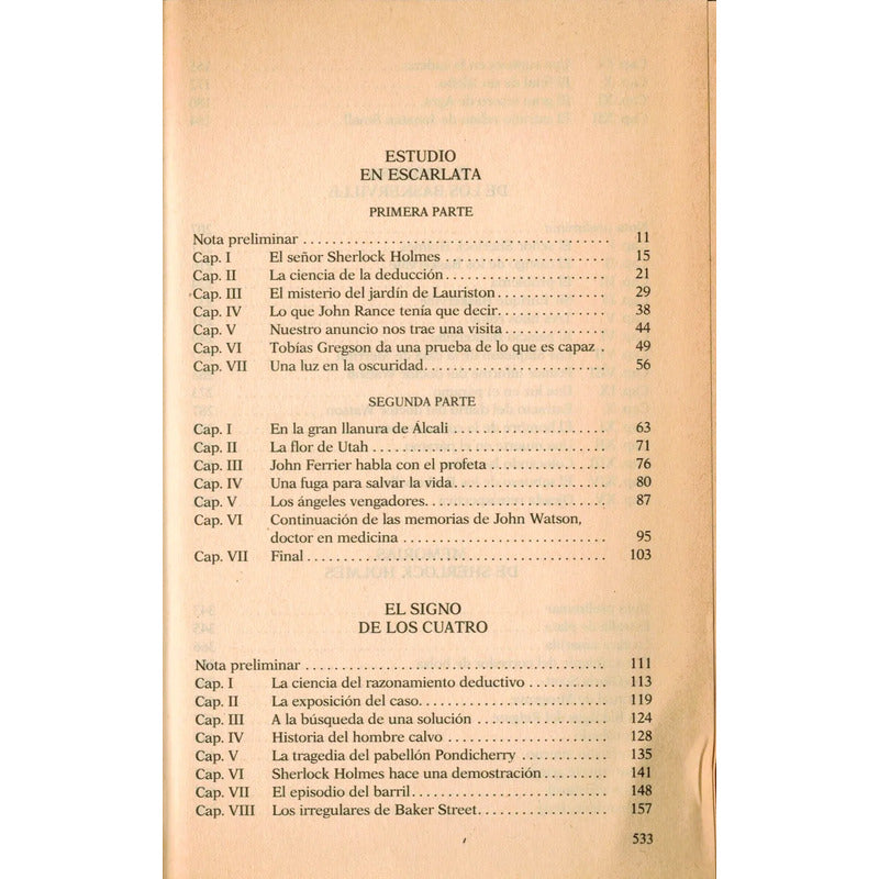 Estudio En Escarlata. El Sabueso De Baskerville. Conan Doyle