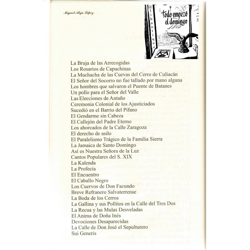 Salvatierra, Gto. Leyendas, Cuentos, Narraciones. Lopez 2000