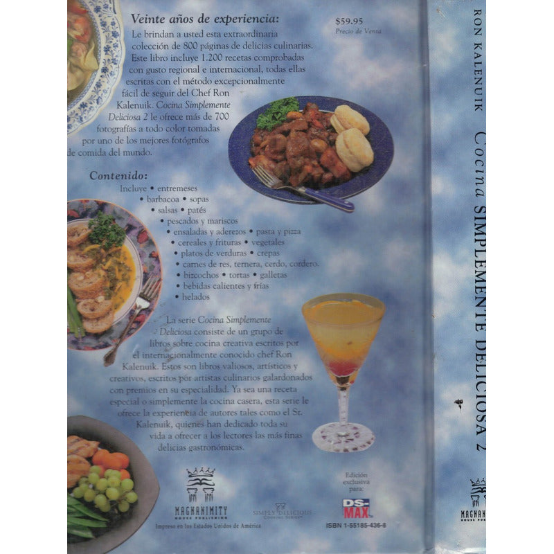 Cocina Simplemente Deliciosa #2. Kalenuik, U S A 1994