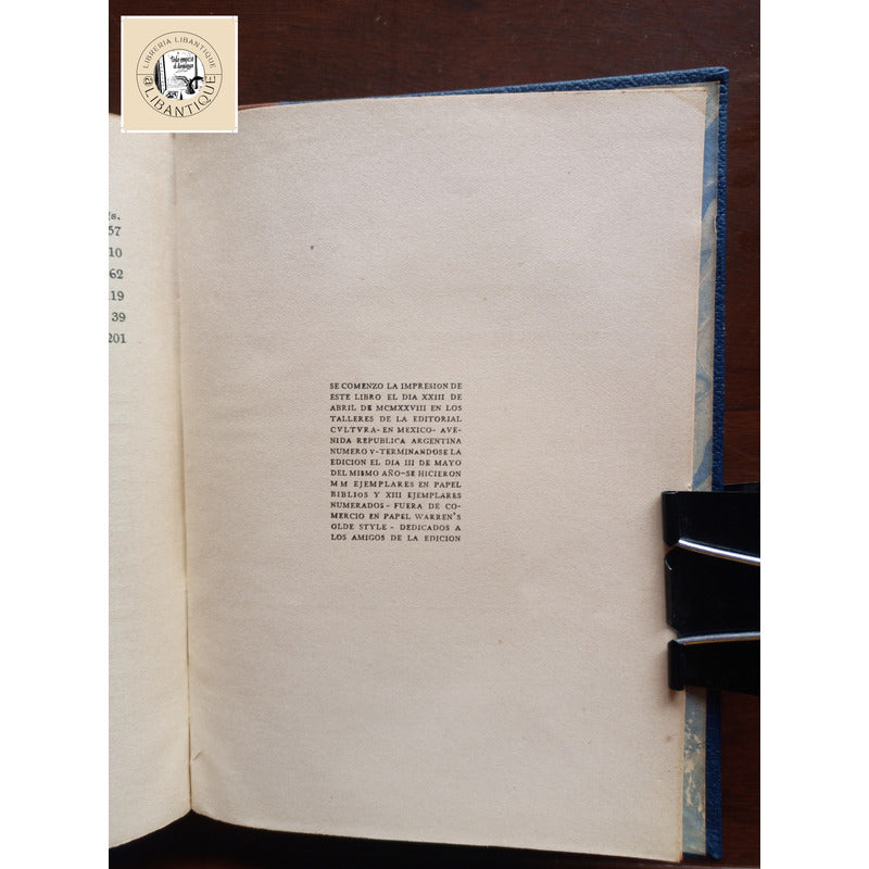 Antologia De La Poesia Mexicana Moderna. Jorge Cuesta (1928)