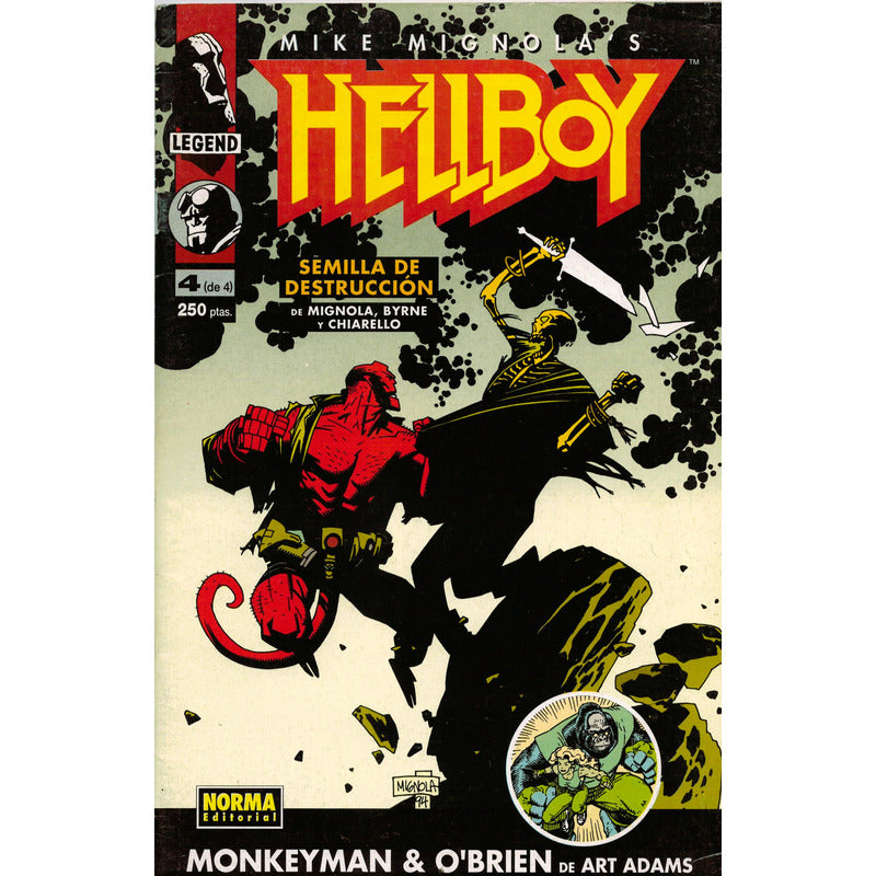 Hellboy, Semilla De Destruccion [4vol]. Mike Mignola, 1995