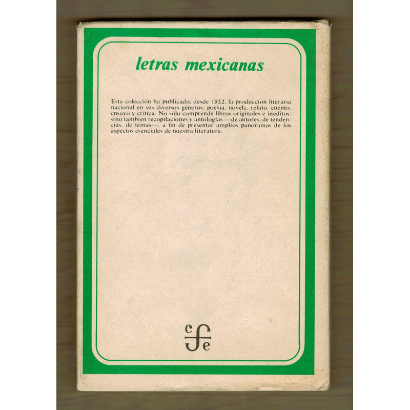 Tantadel. Rene Aviles Fabila, Letras Mexicanas (1a)