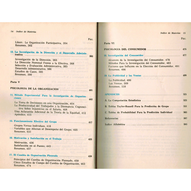 Psicologia De Las Organizaciones Industriales. Siegel, 1980