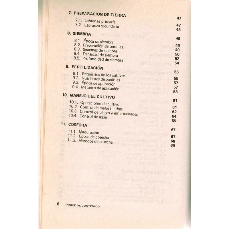 Cultivos Basicos -manuales Agropecuarios-. Mexico 1982