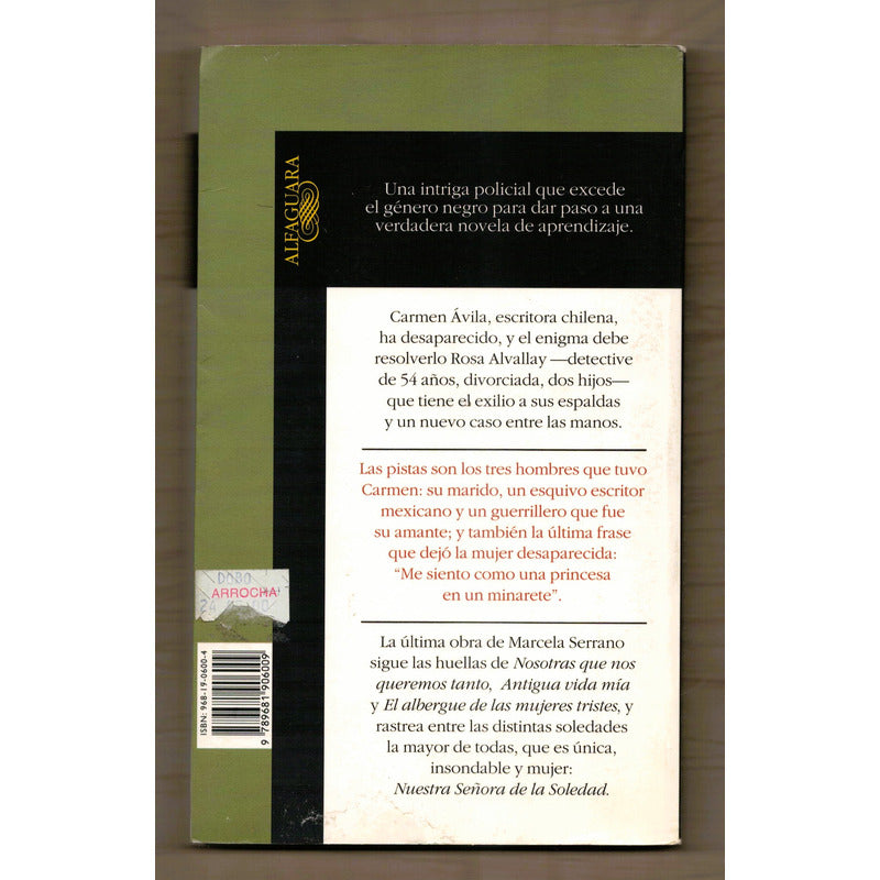 Nuestra Señora De La Soledad. Marcela Serrano, Mexico 1999