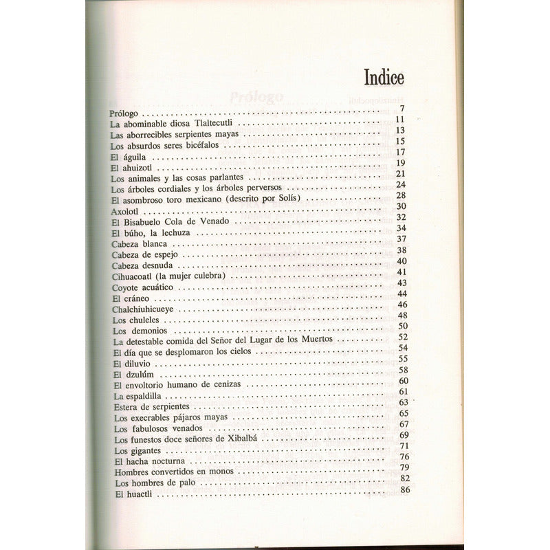 Bestiario Mexicano Prehispanico. Roldan Peniche, Mexico 1987