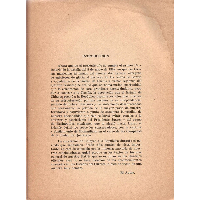 Chiapas Durante La Reforma, Intervencion Francesa 1858-1864