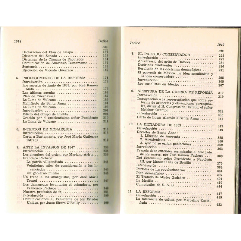 Pensamiento De La Reaccion Mexicana. Garcia Cantu 1965