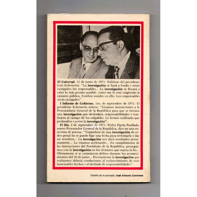 La Investigacion. Heberto Castillo Et Al, Mexico 1980 (1a)