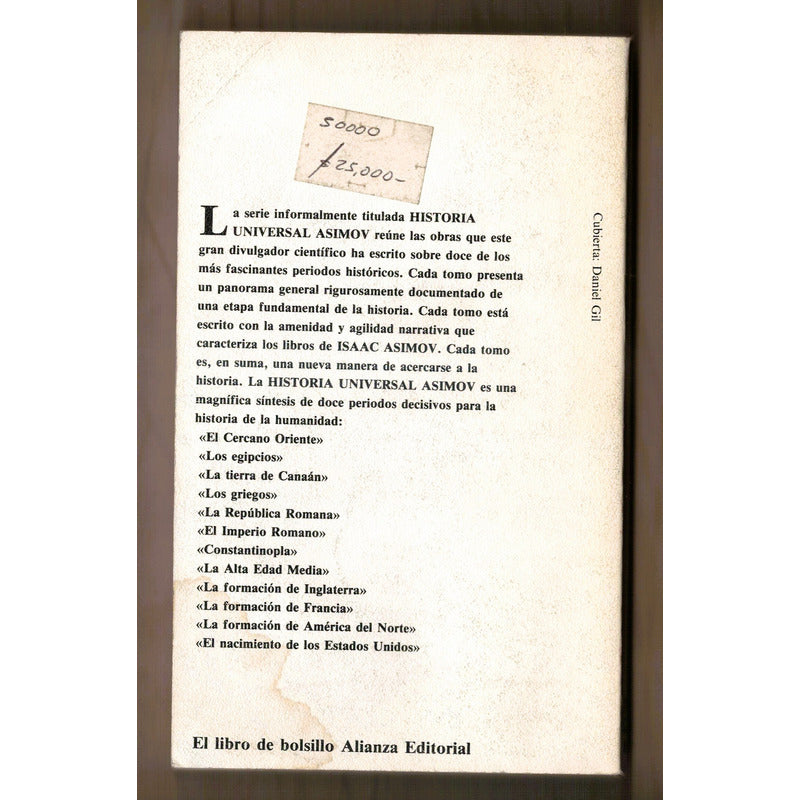 Los Griegos. Isaac Asimov, Alianza Editorial 1989