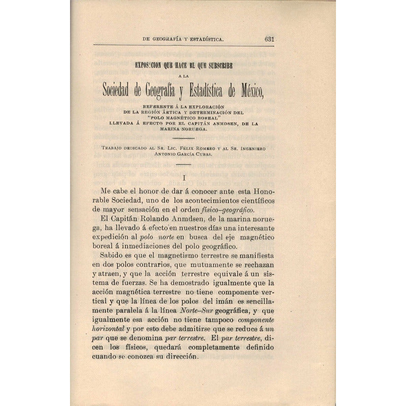 La Cesion De Luisiana A E U A. Vigna Del Ferro, 1906