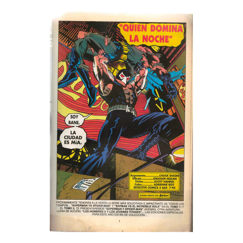 Batman: La Caida Del Murcielago 3, Editorial Vid 2003