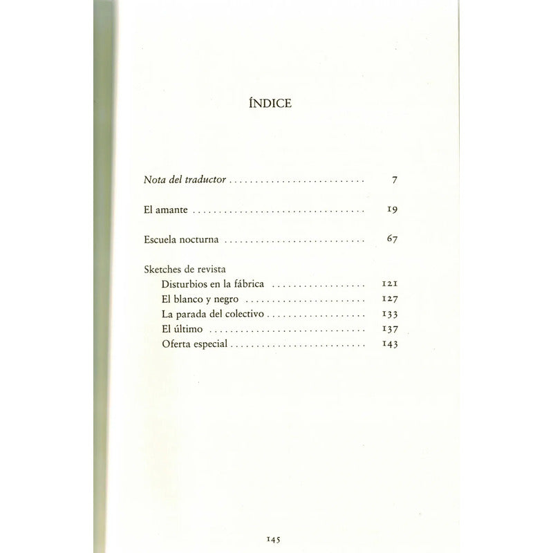 El Amante. Escuela Nocturna. Harold Pinter, Argentina 2005