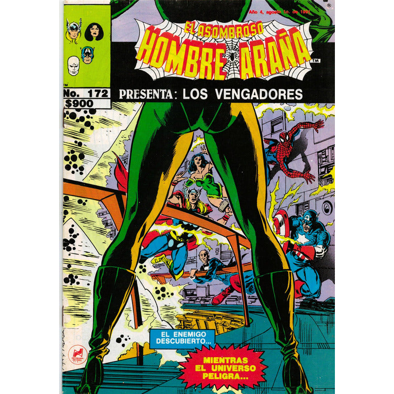 El Asombroso Hombre Araña: Los Vengadores # 172 Novedades