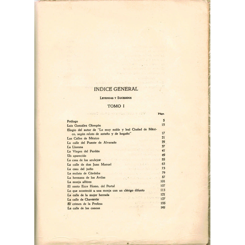 Calles De Mexico (2vol). Luis Gonzalez Obregon Edi Lujo 1947