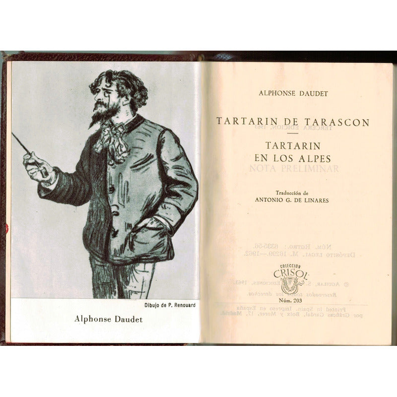 Tartarin De Tarascon...alphonse Daudet ( Crisol, Plena Piel)