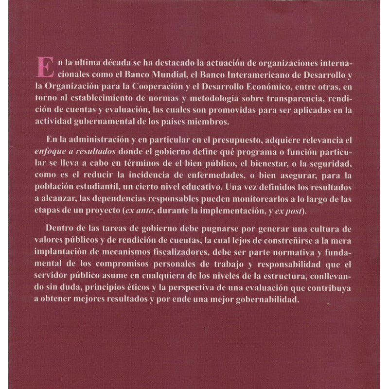 Evaluacion Funcion Publica Mexico. Oropeza, Mexico 2005