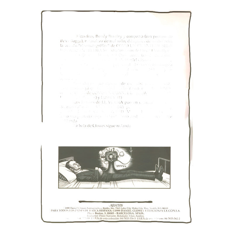 Bola Ocho (1,2,3,4,6) Daniel Clowes, Brut Comix 1999