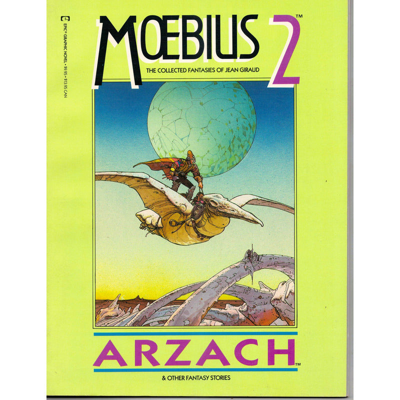 Moebius # 2: Arzach... Epic Graphic Novel 1987 (autograph)