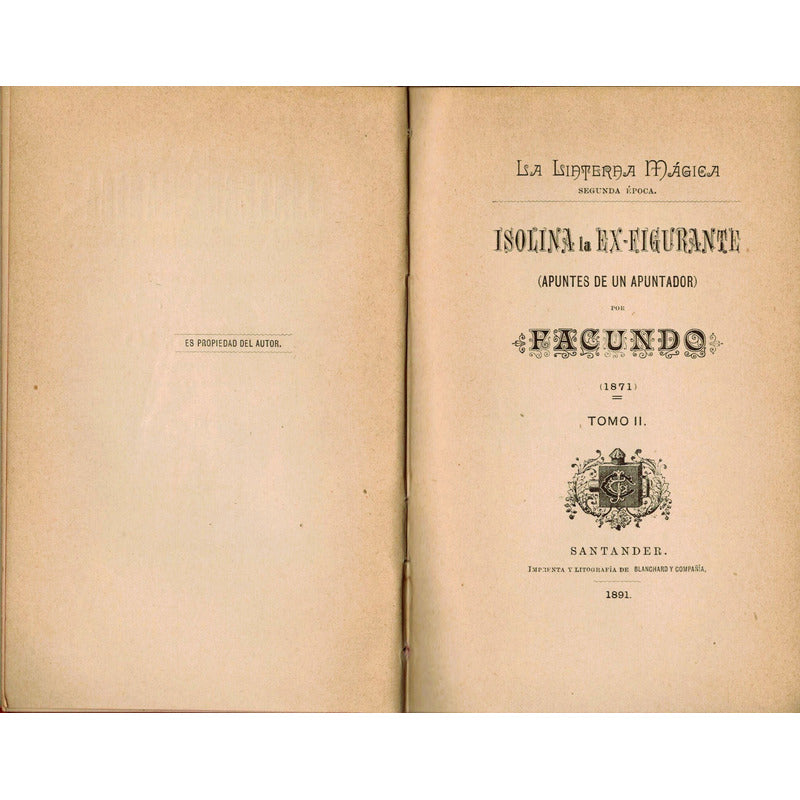Isolina La Ex Figurante. Jose Tomas De Cuellar, 1891