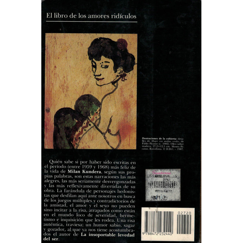 Libro De Los Amores Ridiculos. Milan Kundera, Mexico 1994