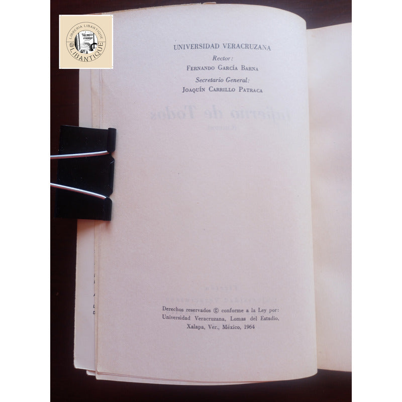 Infierno De Todos. Sergio Pitol, Mexico 1964 (1a)