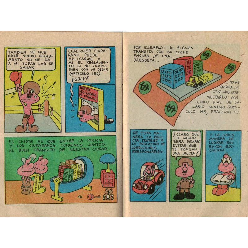 Nuevo_reglamento_de_transito. Caricaturista Jeronimo 1989