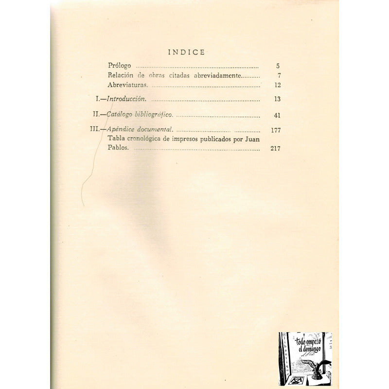 Juan Pablos, Primer Impresor.. Millares Carlo, Mexico 1990