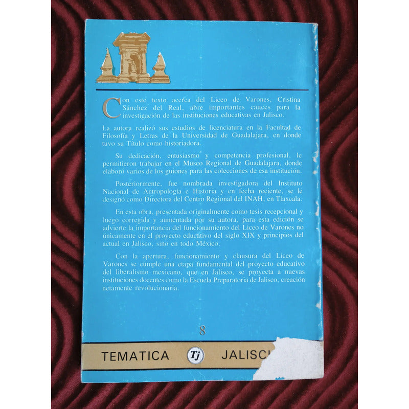 Ensayo Historico Liceo De Varones 1861-1910 Sanchez Del Real