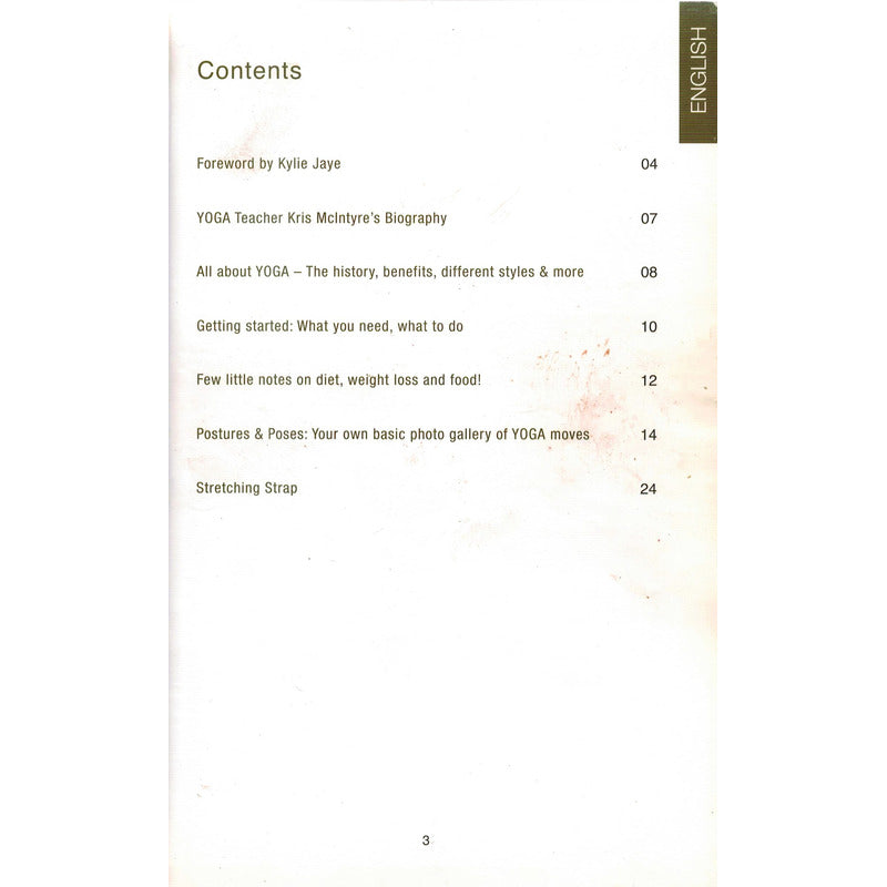 Manual De Yoga: Posturas Básicas - Kylie Jaye, 2007