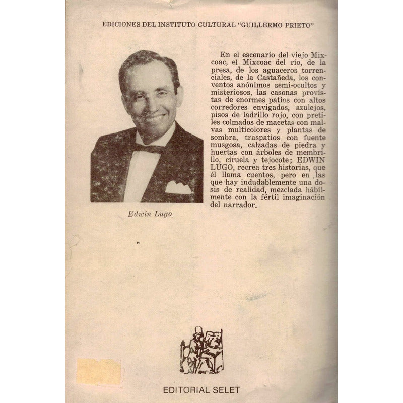 Cuentos_sobre_el Viejo Mixcoac. E Lugo, Mexico 1984