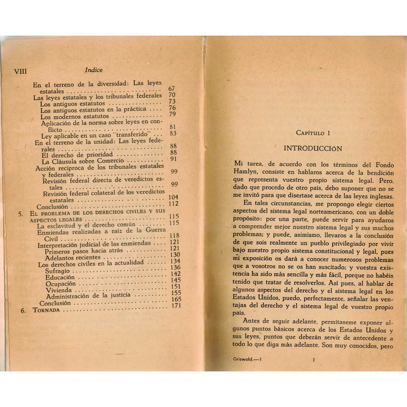 El Derecho Y El Abogado En Los Ee Uu. Erwin N Griswold