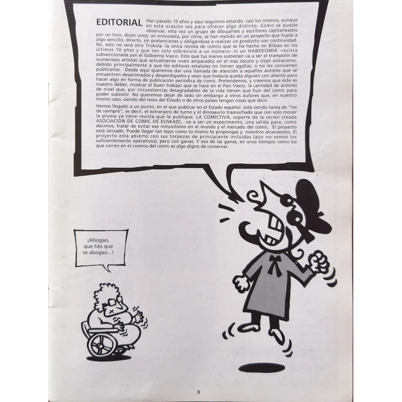 La Comíctiva #1. Asociación Comic Euskadi 1994