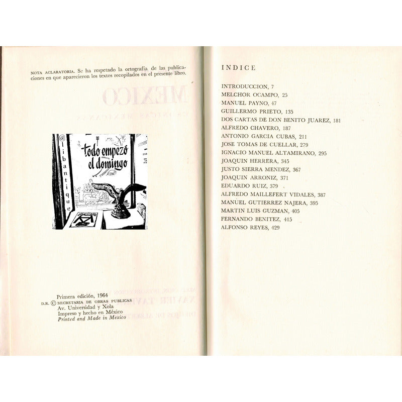 Viajes En Mexico. -2vol- Margo Glanz, Mexico 1964 {siglo 19}