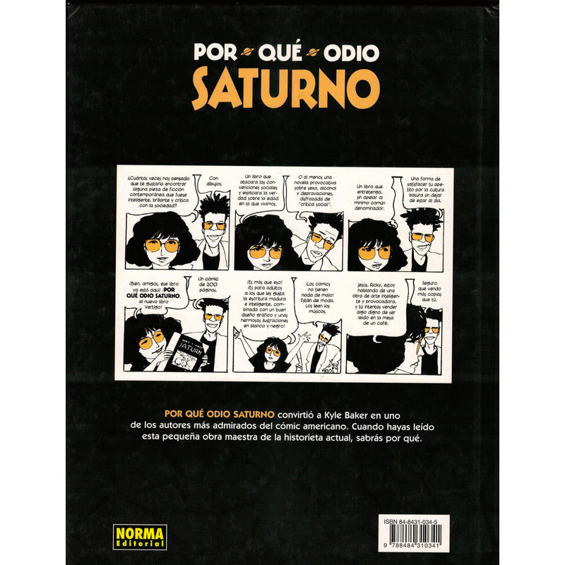 Por Que Odio Saturno. Kyle Baker, Norma Editorial 2000
