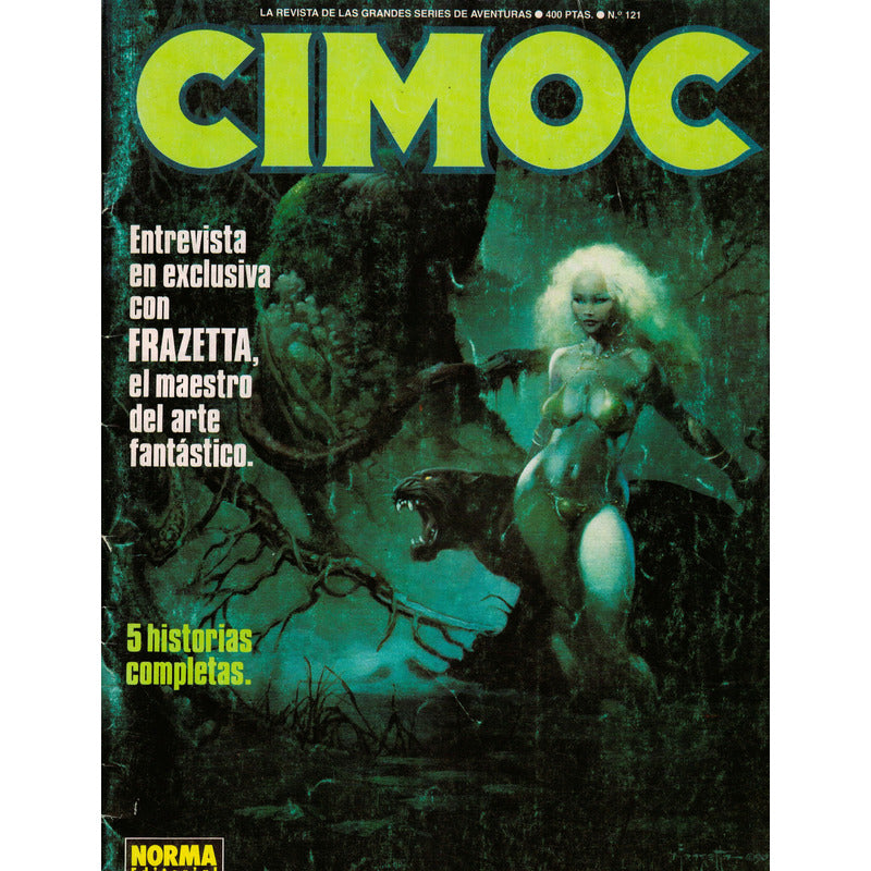 Cimoc, Revista # 121. Frazetta, Norma Editorial 1991