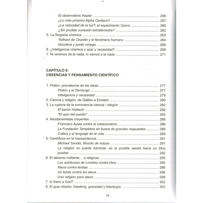 Cosmologia Y Visiones Cientificas De La Especie Humana