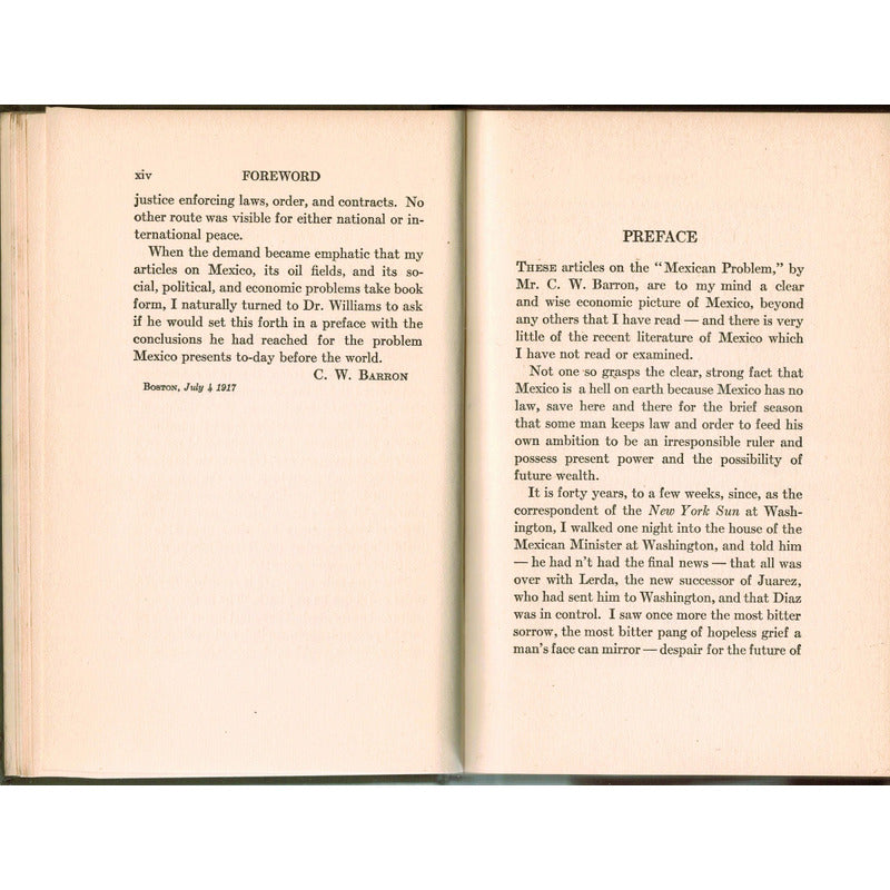 Mexican Problem [tamaulipas}. C W Barron, E U A 1917