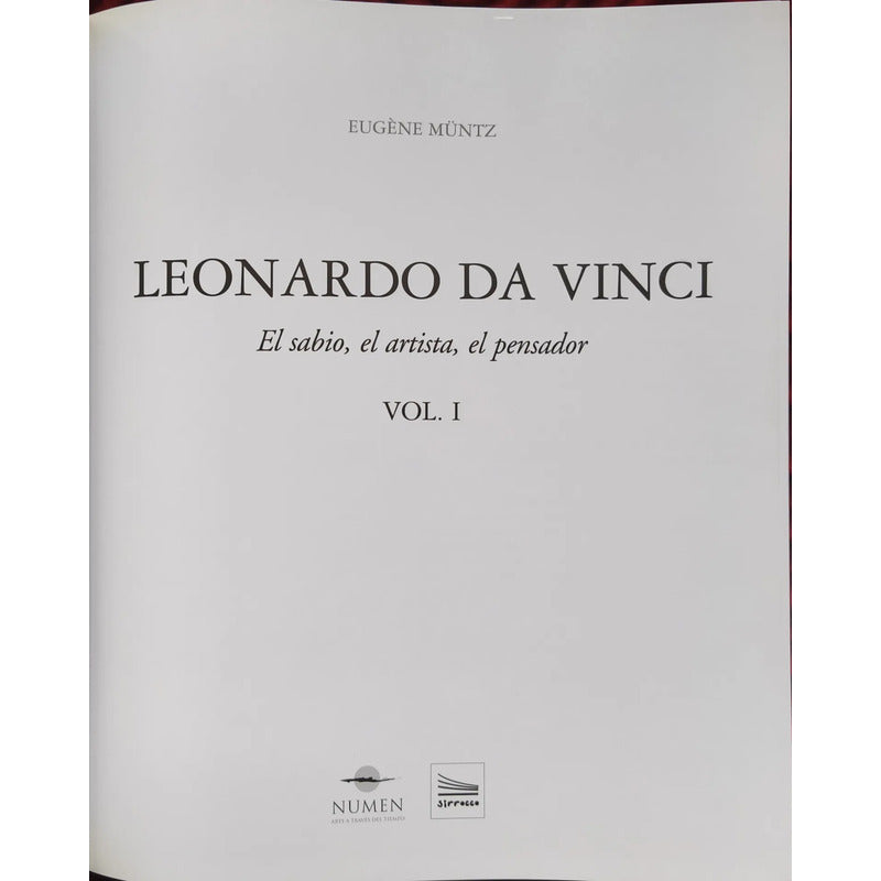 Leonardo Da Vinci 2v Eugene Müntz Edicion De Lujo