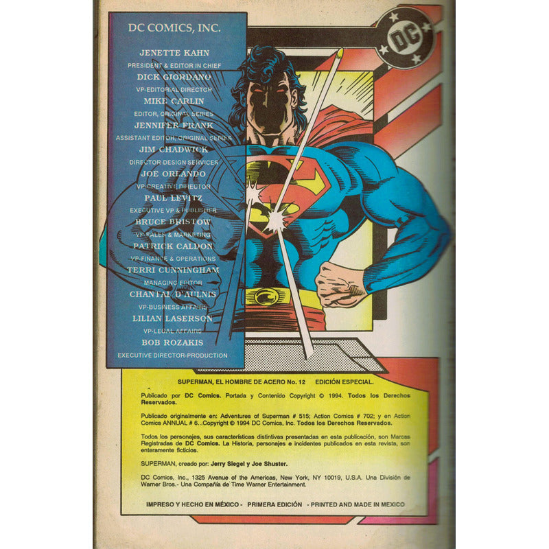 Superman, Masacre En Metropolis. Vid, Mexico 1994