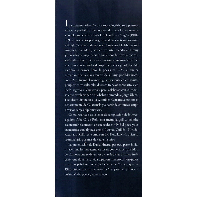 Luis Cardoza Y Aragon: Iconografia. Mexico 2004