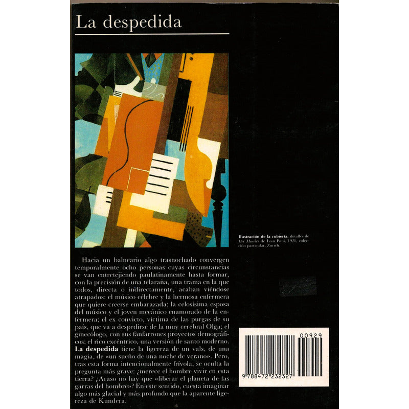 Despedida. Milan Kundera, Mexico 1991