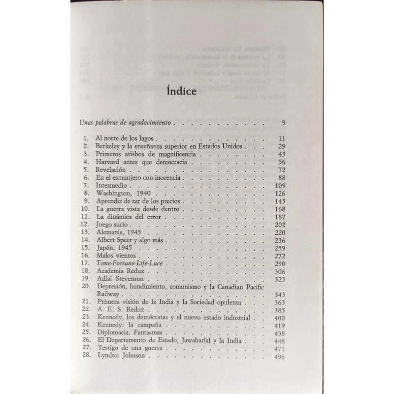 Memorias Una Vida De Nuestro Tiempo J K Galbraith Fair Deal