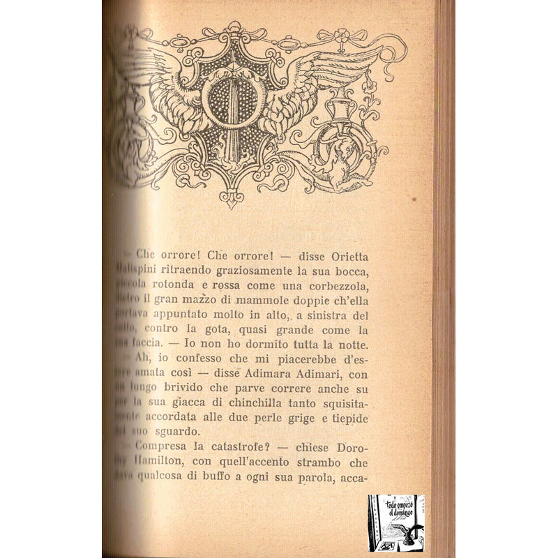 Forse Che Si Forse Che No D´ Annunzio Milano1910 Art Nouveau